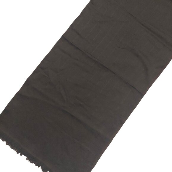 Gucci Vintage Dark Brown Pin Stripe Men's Scarf - Picture 3 of 10